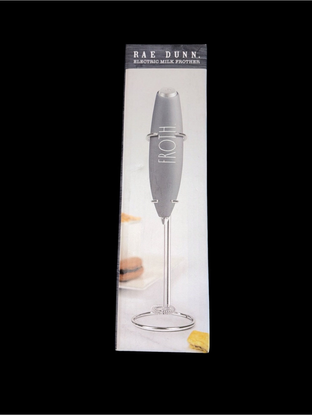 Rae Dunn Gray Electric Milk Frother